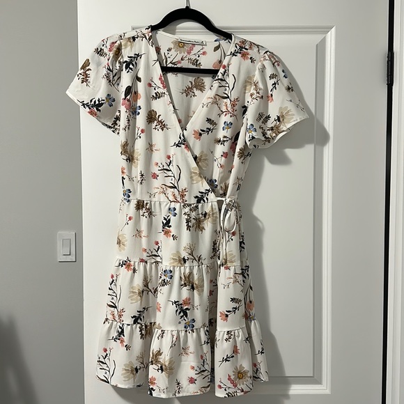 Floral Wrap Dress - Picture 1 of 3